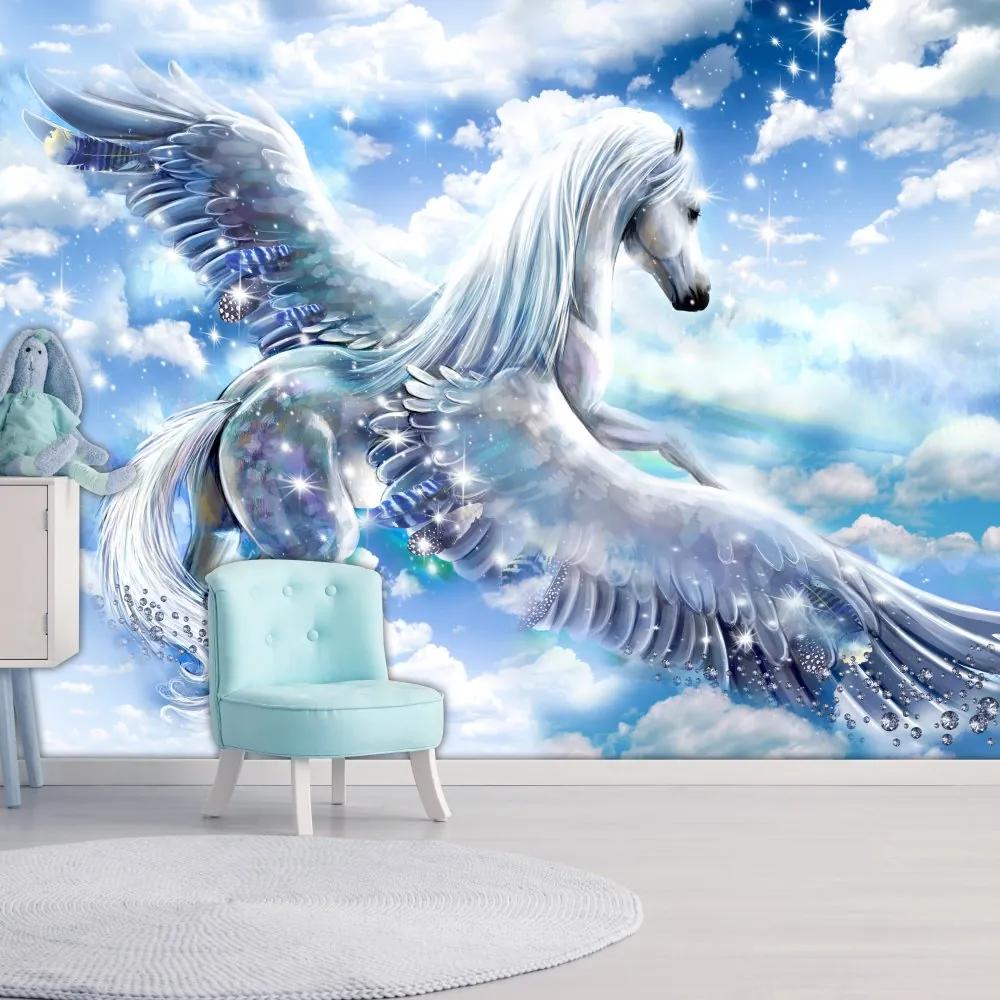 Fototapet Bimago - Pegasus (Blue) + Adeziv gratuit 200x140 cm