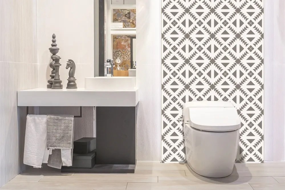 Panou decorativ Pătrate și triunghiuri