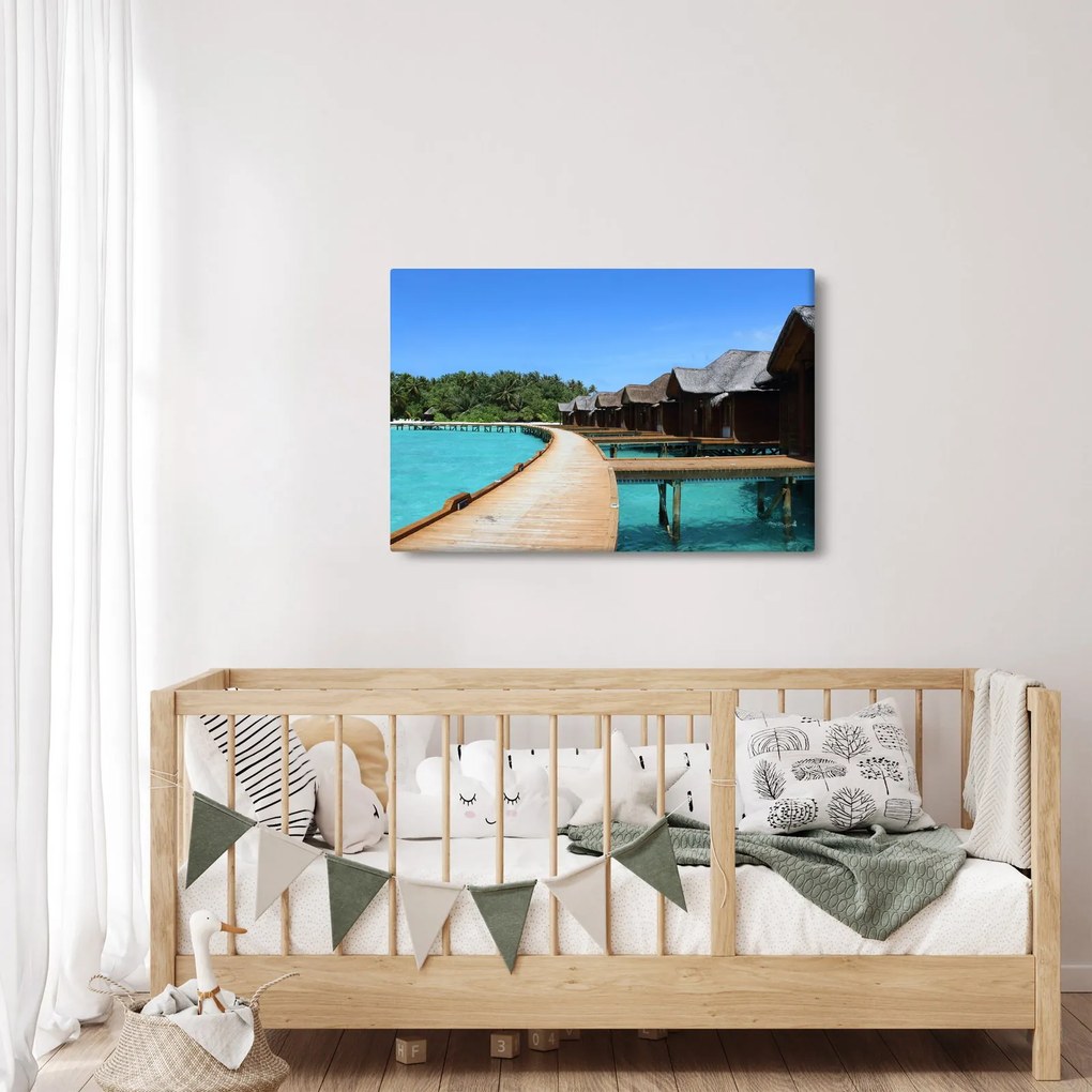 Tablou cu Maledive (90x60 cm)