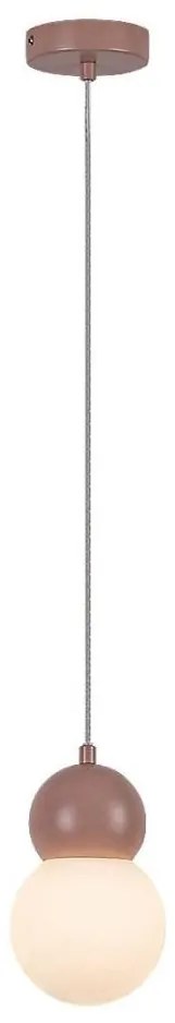 Lustră pe cablu Rabalux 72280 GELLIA 1xG9/38W/230V roz