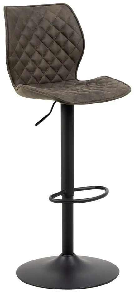 Scaune de bar verde-închis rotative 2 buc. 116 cm Naomi – Actona