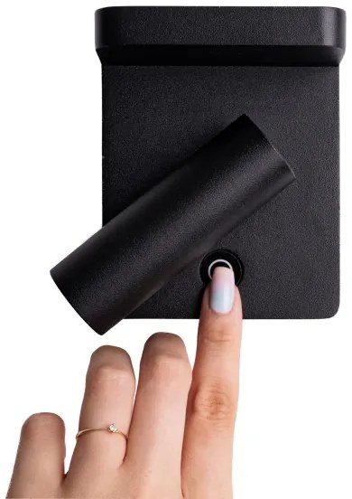 Spot LED de perete MAXLIGHT W0374 LOFER LED/7W/230V negru