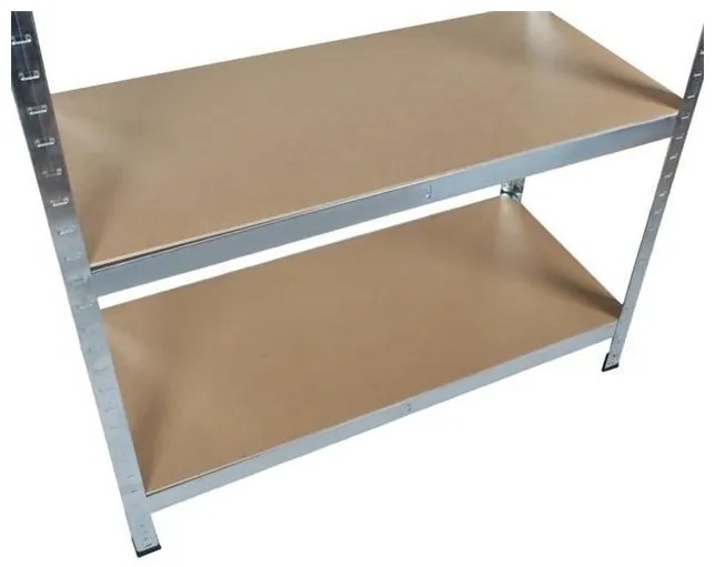 ShopJK RAFT METALIC ZINCAT FĂRĂ ȘRUBURI 220x100x45 CM , CAPACITATE DE ÎNCĂRCARE 875 kg