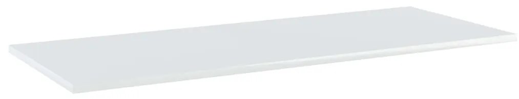 805415 vidaXL Plăci bibliotecă, 4 buc. alb extralucios, 100 x 40 x 1,5 cm PAL