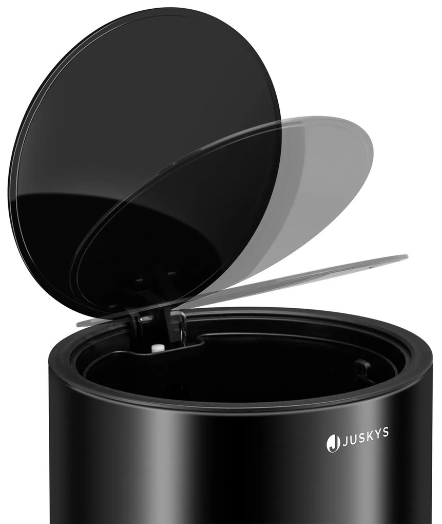 Coș pentru cosmetice în negru