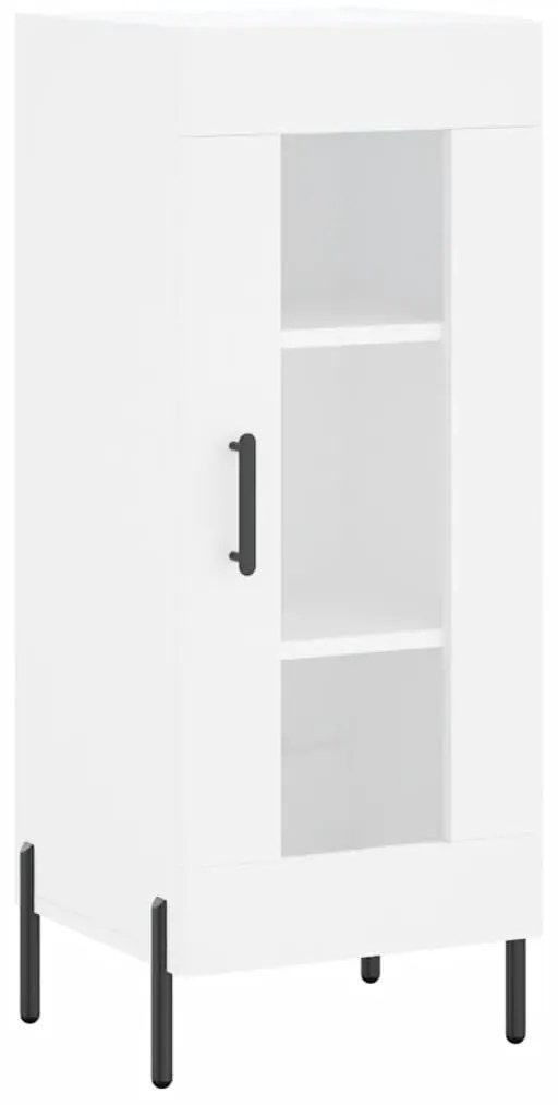 828804 vidaXL Servantă, alb, 34,5x34x90 cm, lemn compozit