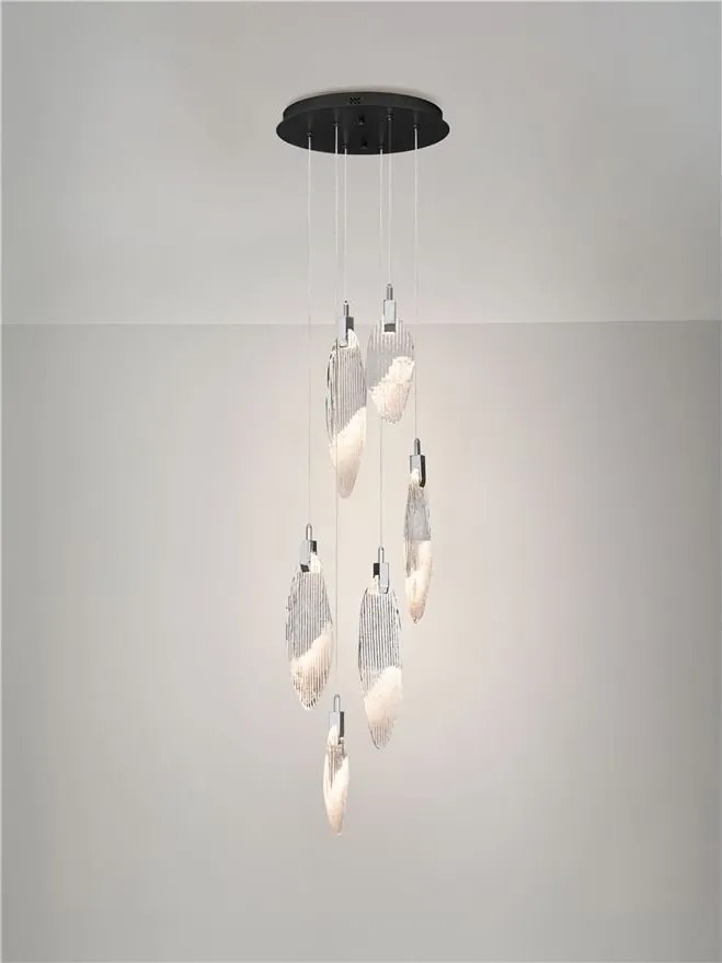 Lustra LED suspendata design decorativ SERIQ D-40cm