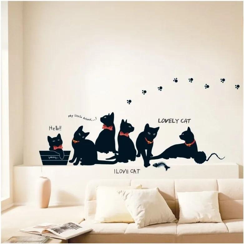 Set autocolante Ambiance Cats with Bowties