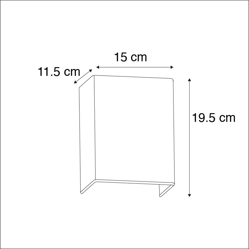 Aplică rustică albă - Vete