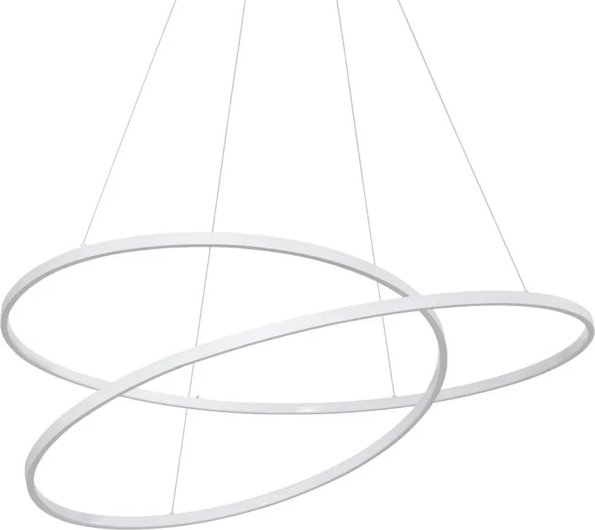 Lustra LED suspendata design circular OZ SP D100 ON-OFF BIANCO 3000K