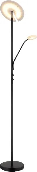 Globo 59093S - Lampă de podea LED cu reglare a intensității STANFORD 28W/230V + 5W 3000K, neagră