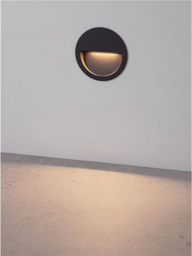 Spot incastrabil exterior IP65, LED CCT Sete negru