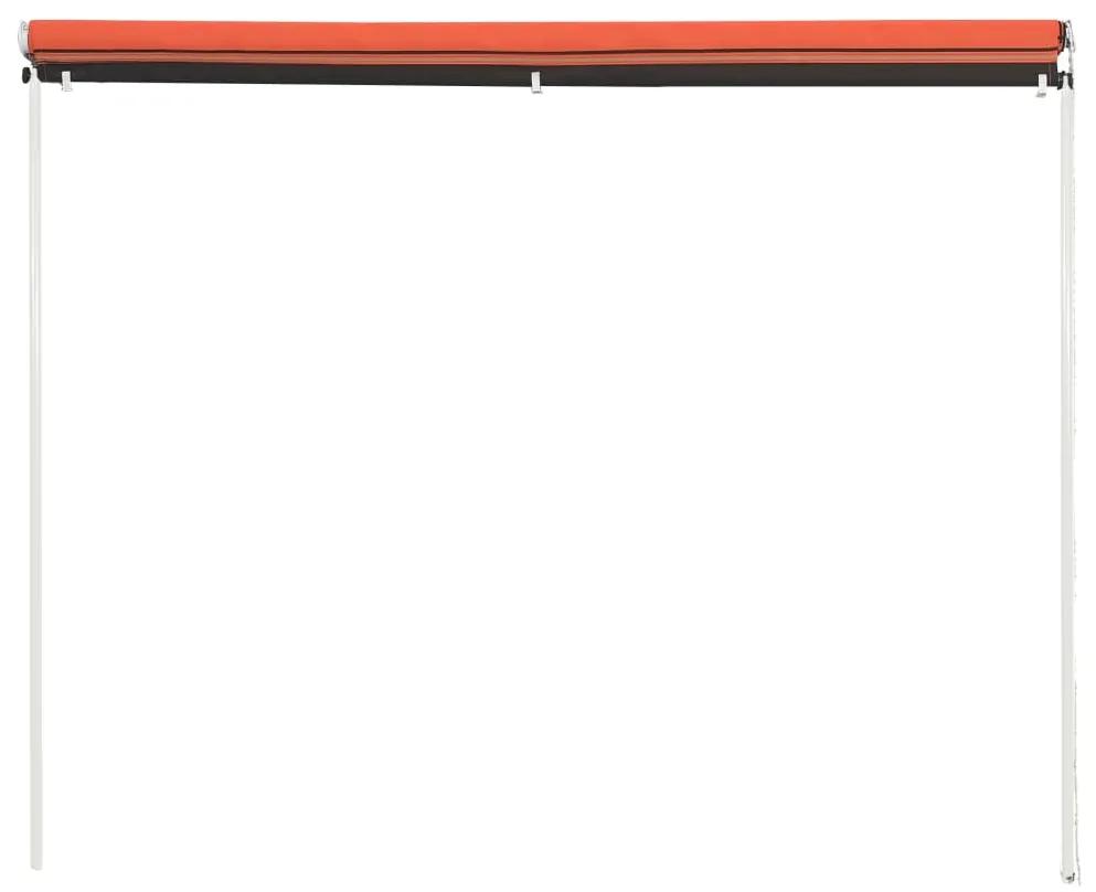 Copertina retractabila, portocaliu si maro, 400 x 150 cm portocaliu si maro, 400 x 150 cm