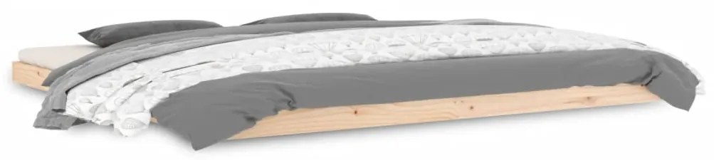 823424 vidaXL Cadru de pat, 200x200 cm, lemn masiv de pin