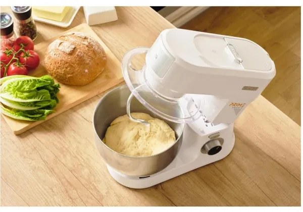 Sencor - Robot de bucătărie cu bol din oțel inoxidabil 1000W/230V alb