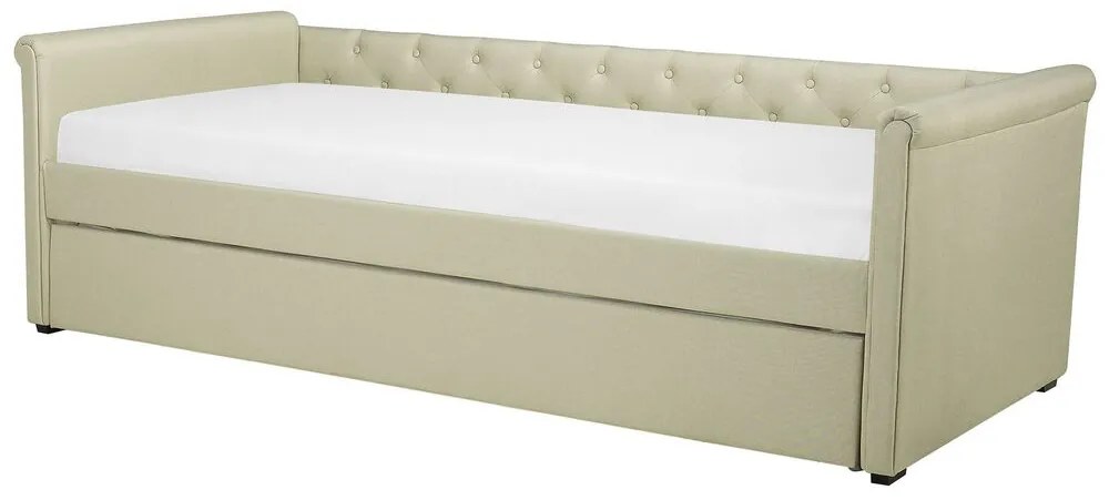 Pat extensibil 80 cm LISABON (cu somieră) (bej). 1022719