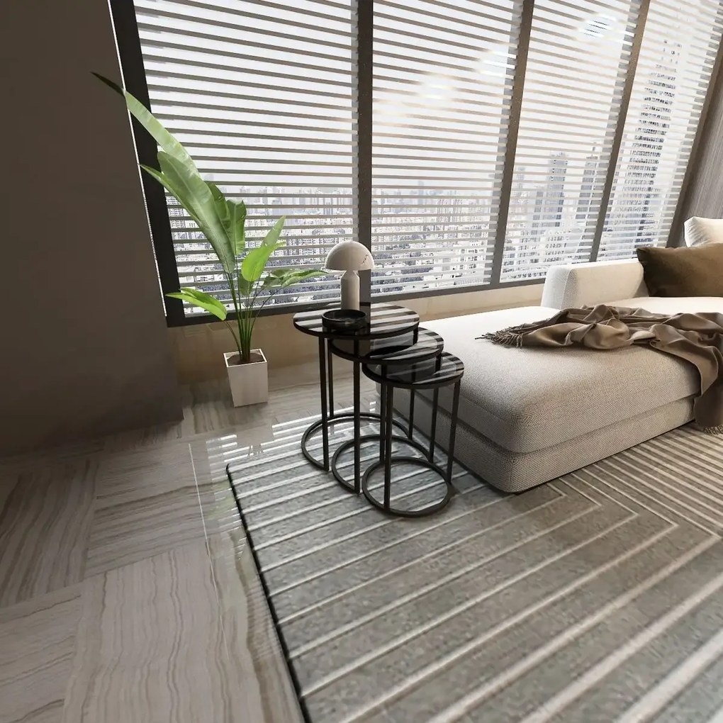 Set masuta de cafea sticla,Seria 440,Homs, 3 buc,0027