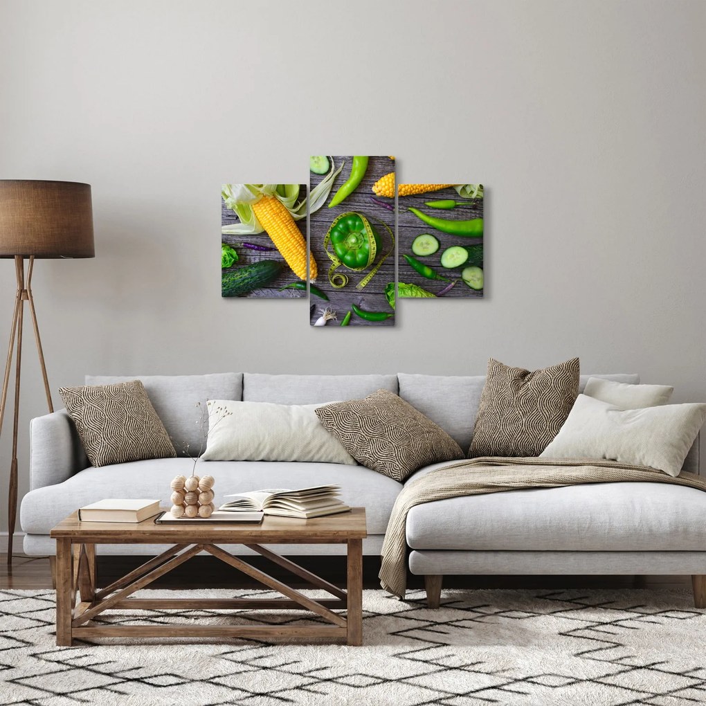 Tablou cu legume (90x60 cm)