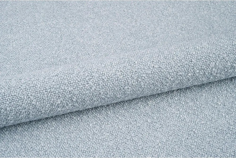 Canapea albastru-deschis cu tapițerie din stofă bouclé 230 cm Essen – Cosmopolitan Design