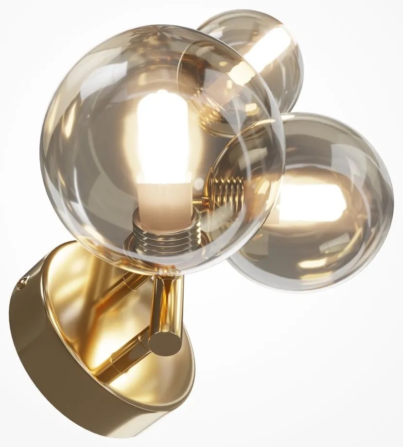 Aplica perete moderna design deosebit Dallas 3 auriu