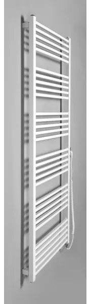 Sapho - Uscător electric pentru prosoape METRO-E, 800 W/230 V, 60 x 162 cm, alb