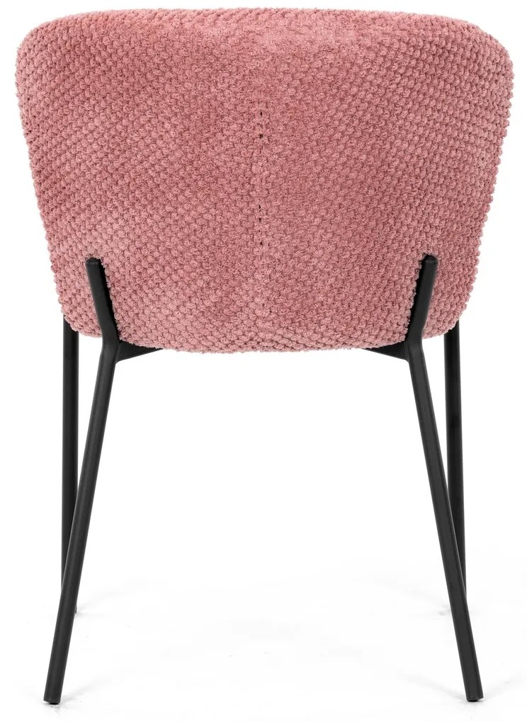 Set de scaune de sufragerie Bouclé CT-W1077 PINK2,4 buc