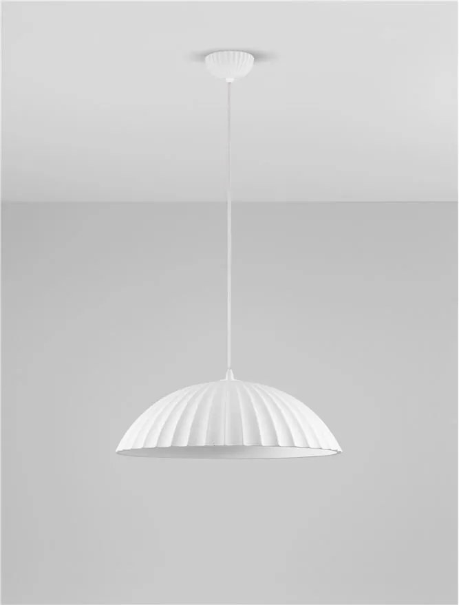 Lustra suspendata design decorativ Ciment, AMMOS alb