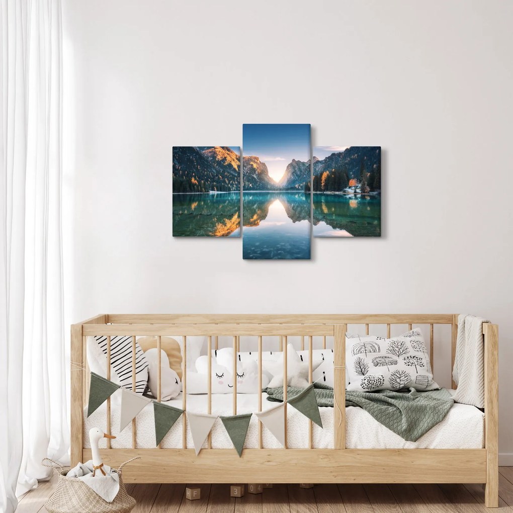 Tablou - Lacul montan (90x60 cm)