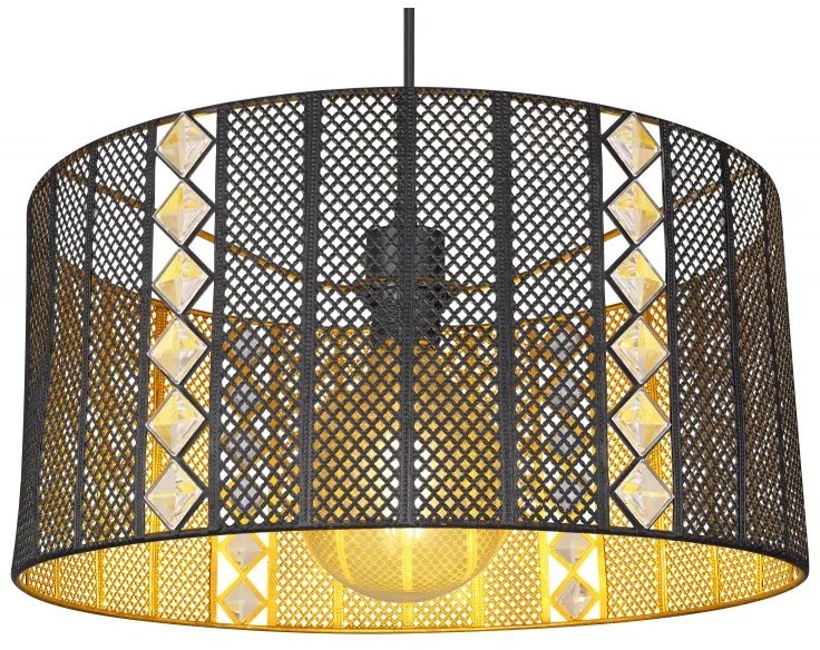 Pendul design modern ABINI negru 5450H GL