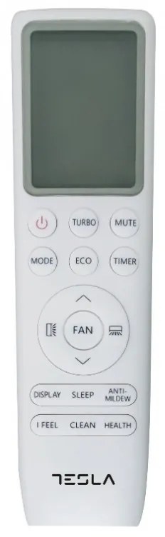 Aparat de aer conditionat invertor Tesla TT34TP91-1232IHWT, 12000 BTU, 20 m², Wi-Fi, Turbo, Follow me, Autodiagnostic, LED, Ionizator, Alb