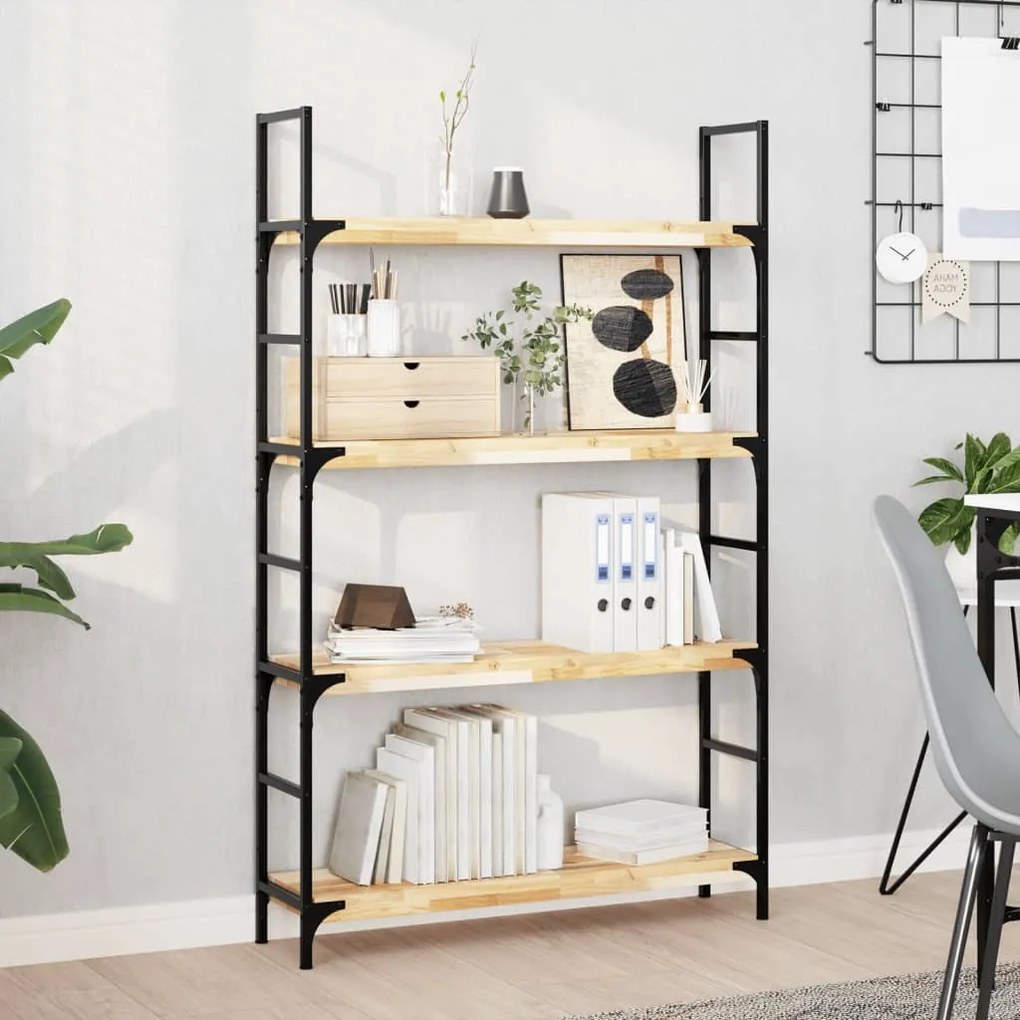 vidaXL Rafturi suspendate 2 buc. 80x20x4 cm lemn masiv acacia netratat