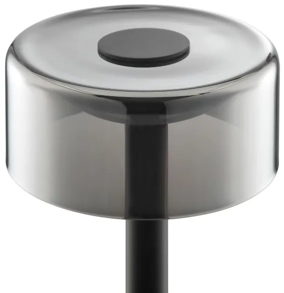 Brilliant - Lampă de birou LED RAZOR, 2,5W/5V, 2700K, IP44, neagră, încărcabilă, cu control tactil și dimmer