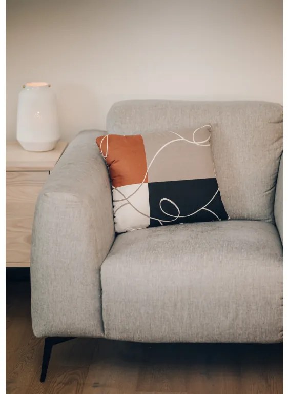 Perna decorativa Sah maro