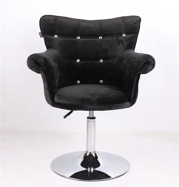 HR804CN SCAUN CATIFEA NEGRU