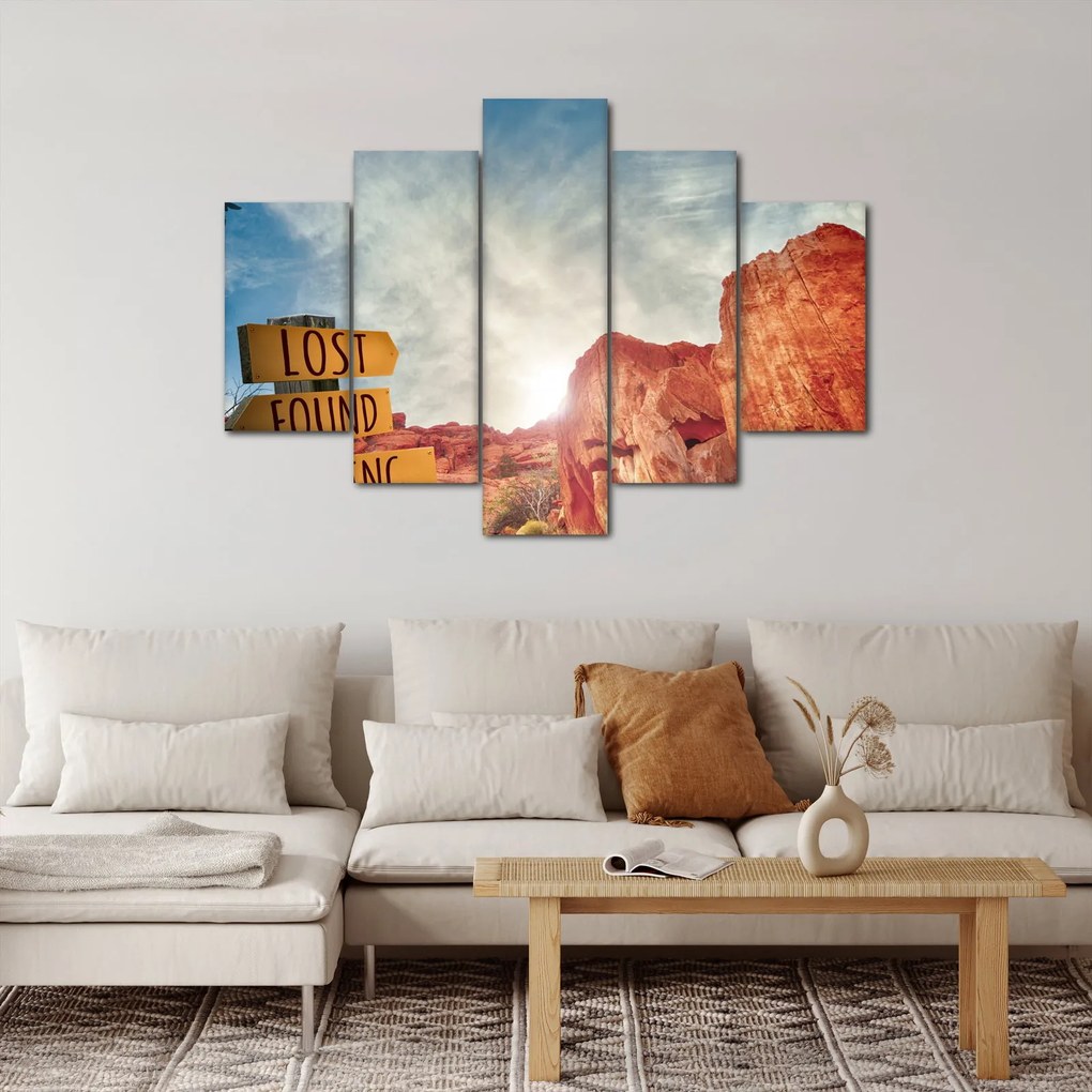 Tablou unui indicator cu inscripție (150x105 cm)