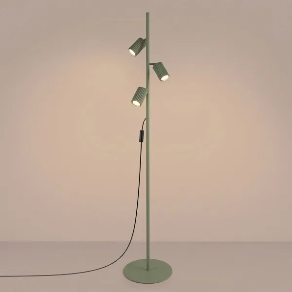 Sollux SL.2026 - Lampadar KARBON 3xGU10/10W/230V verde