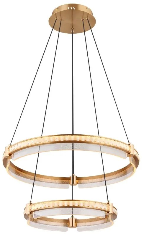Lustra LED suspendata design circular cu telecomanda BLONDIE