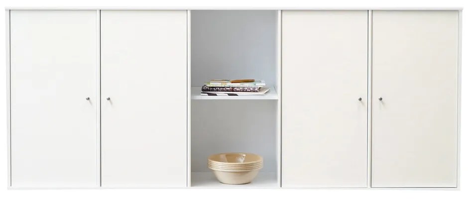 Comoda de perete albă Hammel Mistral Kubus, 169 x 69 cm