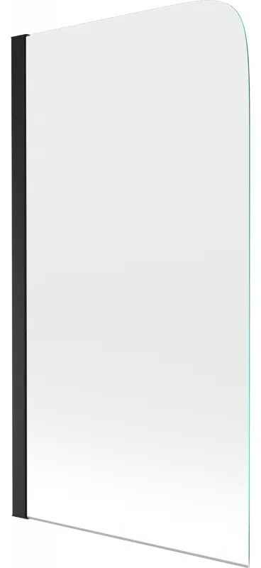 Mexen Felix paravan cadă 1-aripă70 x 140 cm, transparent, Neagră - 890-070-001-70-00