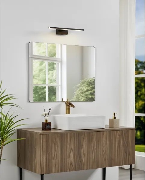 Eglo 901847-LED CONETTILLA Lumină pentru oglindă de baie LED/7W/230V 40 cm IP44 negru