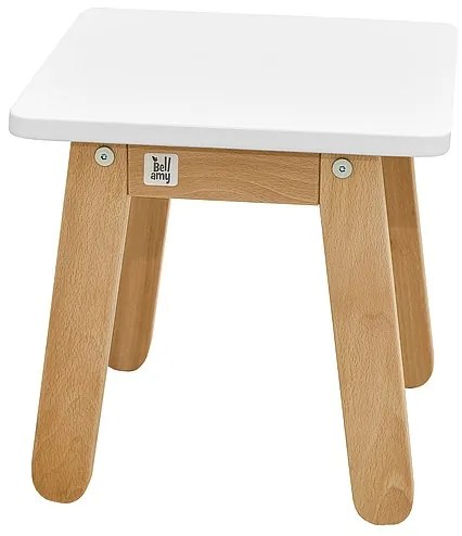 Scaun pentru copii Woody alb H30 cm