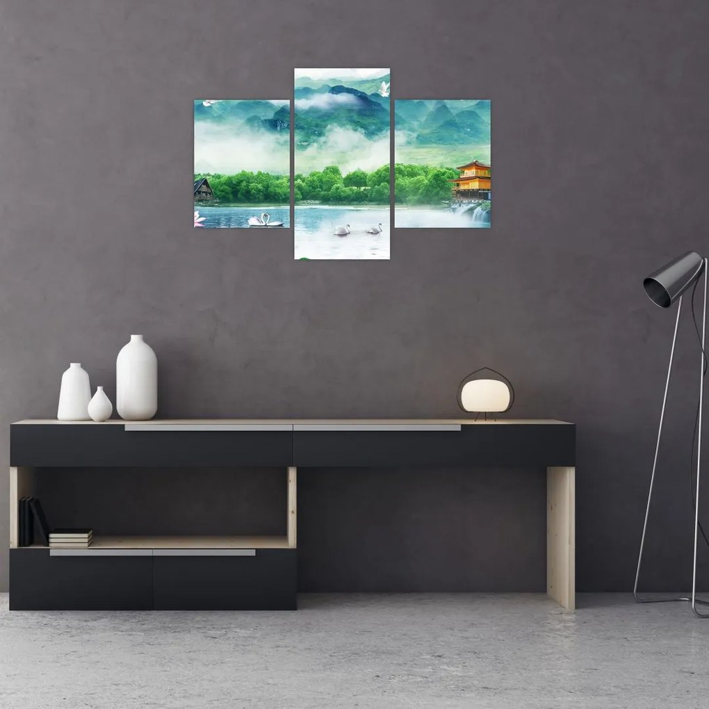Tablou - Peisaj de vis (90x60 cm)