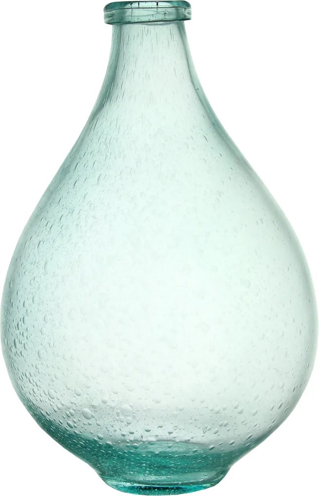 Vaza Fairy din sticla albastra 35 cm