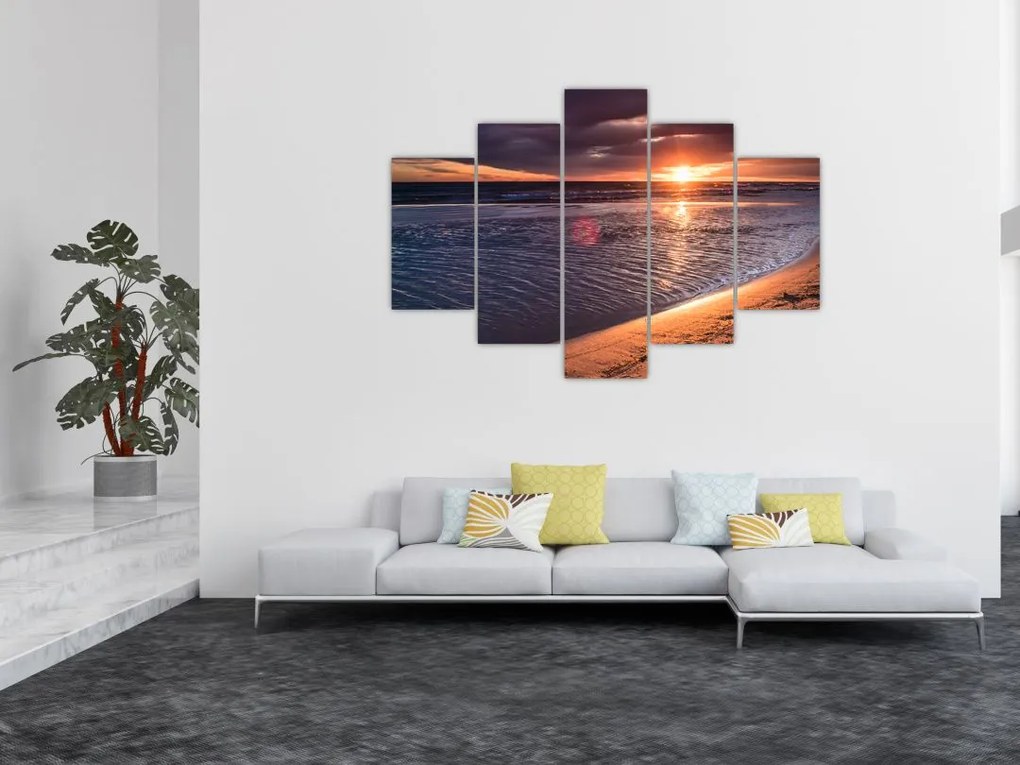 Tablou cu apus de soare (150x105 cm)