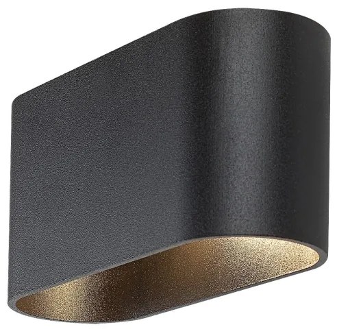 Aplică KAUNAS 1xG9/10W/230V neagră Rabalux 7023