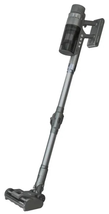 Aspirator vertical AENO SC2 ASC0002, 530W, 28 kPa, 800 ml, 4 nivele, Panou LED tactil, Filtru MIF lavabil, Gri