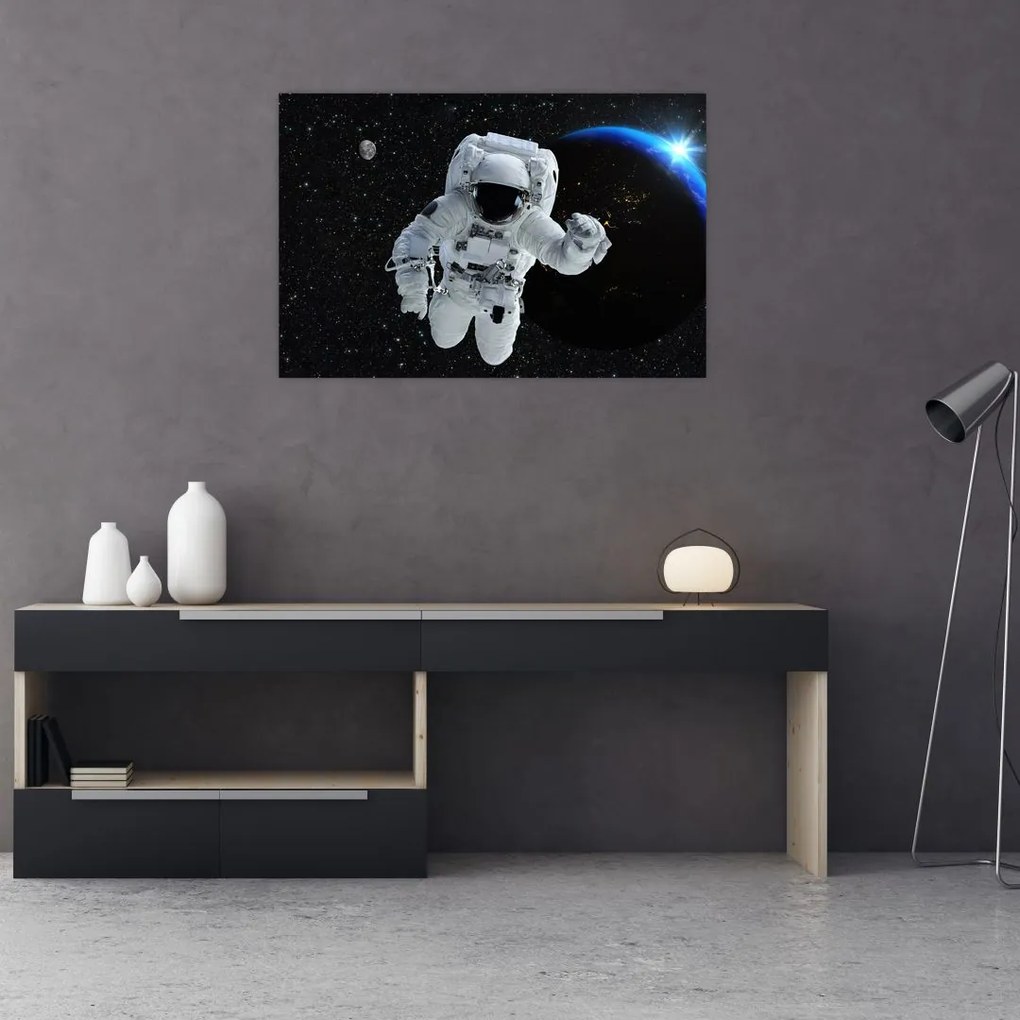 Tablou - Astronaut în Cosmos (90x60 cm)
