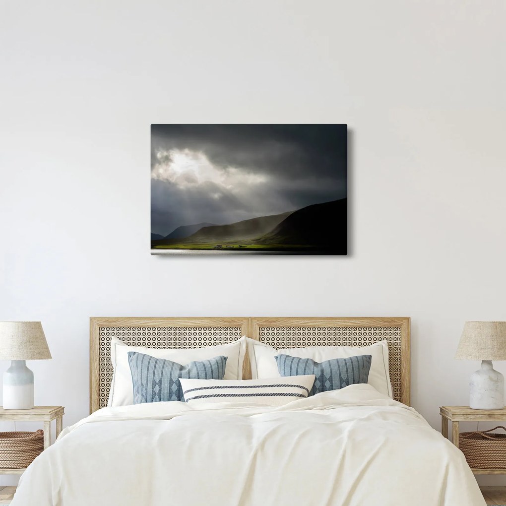 Tablou cu furtuna în apropiere (90x60 cm)