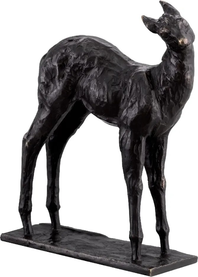 Statueta decorativa din bronz Deer