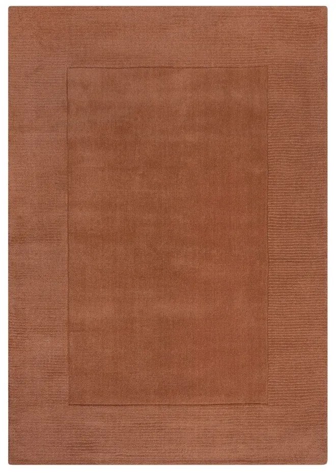 Covor cărămiziu din lână 160x230 cm – Flair Rugs